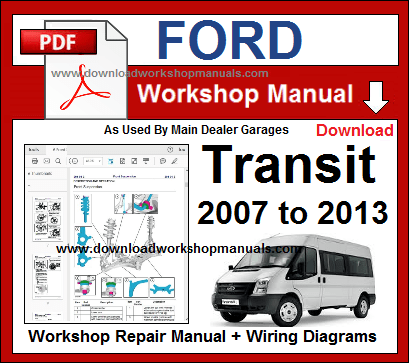 ford transit 2007 to 2013 workshop manual pdf